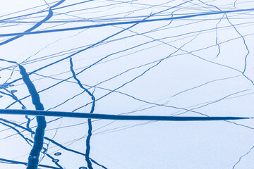 Wall Mural - The image is of a blue sky with a white background