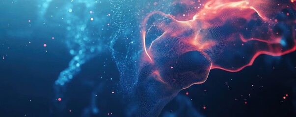 Wall Mural - Abstract swirling nebula