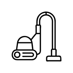 Fototapete - Vacuum cleaner icon vector illustration, cleaning appliance for home and office cleaning equipment