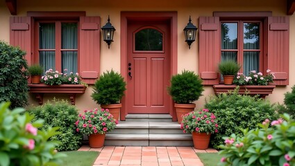  entrance to the house