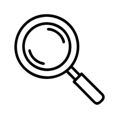 Poster - Magnifying glass search icon vector illustration for zoom find and discovery concept design