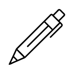 Poster - Vector graphic of a mechanical pencil for sketching drawing writing and office supplies design needs