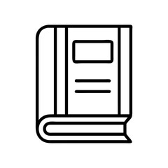 Poster - Book icon vector, open book, hardback book, book illustration, book reading, book study guide