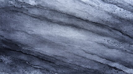 Poster - Abstract Gray Watercolor Texture - Diagonal streaks of gray and dark gray watercolor paint create a textured background. Perfect for design projects needing a sophisticated, subtle look