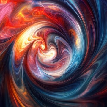 Surreal shape background with a spinning soft swirl effect
