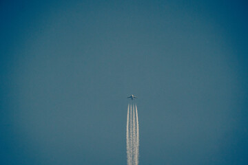 Wall Mural - Airplane in the sky