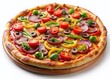 © Adisorn - Supreme Pizza, Isolated, High-Resolution Food Photography, Delicious Toppings, PNG Background