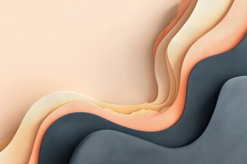 Poster - Elegant abstract background with soft, pastel-colored layers and subtle textures, creating a sense of depth and tranquility, ideal for modern designs and presentations.