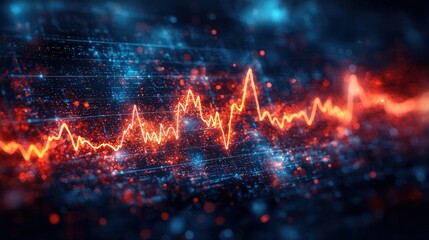 Poster - Abstract Data Visualization: Dynamic Stock Market Trend
