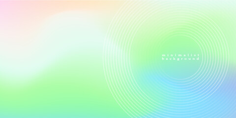 Poster - light blue, green vector blurred background. colorful illustration in abstract style with gradient. 