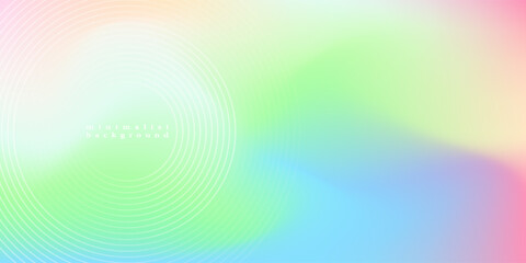 Poster - light blue, green vector blurred background. colorful illustration in abstract style with gradient. 
