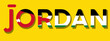 © farid - Jordan lettering on yellow background