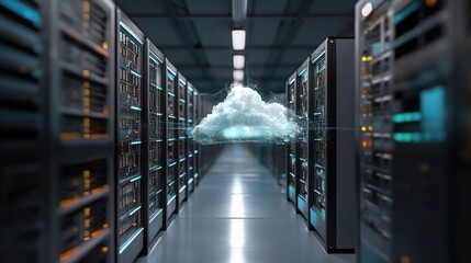Poster - Holographic Cloud Interface in Modern Server Room Environment