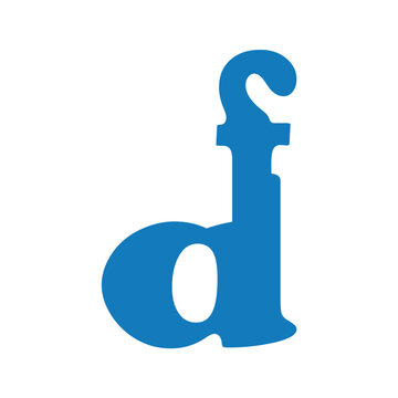 Df letter logo vector icon illustration.