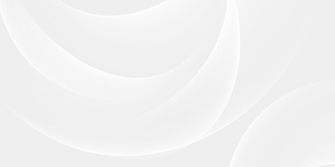 Poster - vector gray line background curve element with white space for text and message design, overlapping 