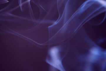 Wall Mural - close up shot of smoke abstract as background