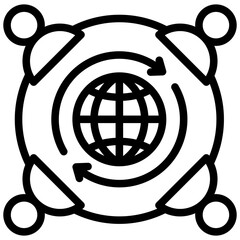 Poster - Cultural Integration Outline Icon