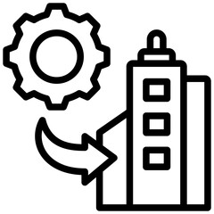 Poster - Management Buy In Outline Icon