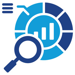 Aufkleber - Market Analysis Dual Tone Icon