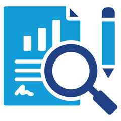 Poster - Contract Analysis Dual Tone Icon