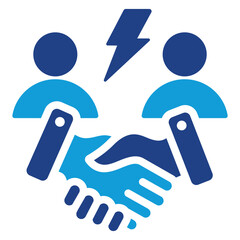 Poster - Conflict Resolution Dual Tone Icon