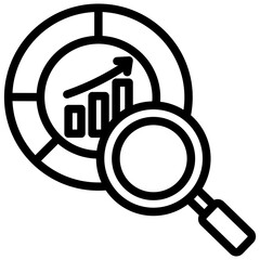 Poster - Market Analysis Outline Icon