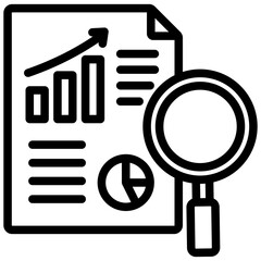 Aufkleber - Prescriptive Analytics Outline Icon