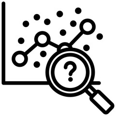 Poster - Correlation Analysis Outline Icon