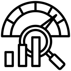 Poster - Performance Analysis  Outline Icon