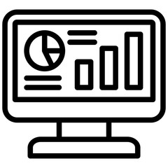 Poster - Data Visualization Outline Icon