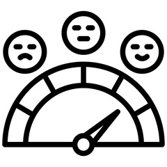Poster - Sentiment Analysis Outline Icon