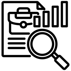 Poster - Business Impact Analysis Outline Icon