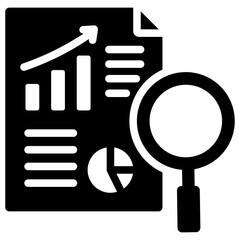 Aufkleber - Prescriptive Analytics Solid Black Icon