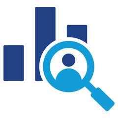Aufkleber - Competitor Analysis Dual Tone Icon