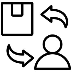 Poster - Direct To Consumer Outline Icon