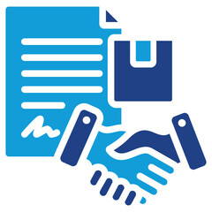 Poster - Distribution Agreement Dual Tone Icon