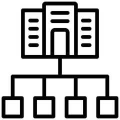 Poster - Enterprise Architecture Outline Icon