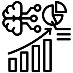 Poster - Business Intelligence Outline Icon