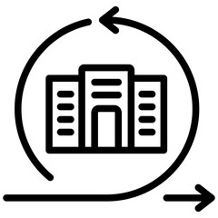 Poster - Enterprise Agility Outline Icon