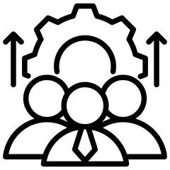 Poster - Leadership Development Outline Icon