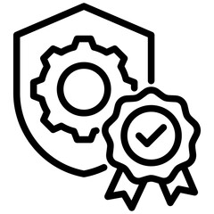 Poster - Quality Assurance Outline Icon
