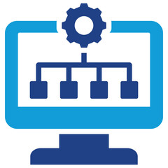 Poster - Enterprise Resource Planning Dual Tone Icon