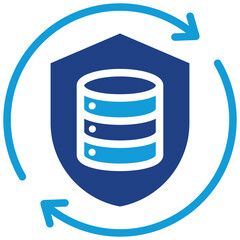 Poster - Data Governance Dual Tone Icon
