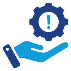 Poster - Risk Management Dual Tone Icon