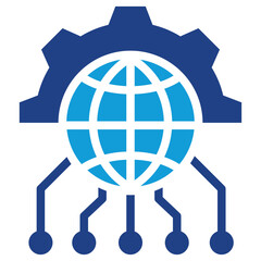 Poster - Digital Transformation Dual Tone Icon