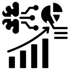 Poster - Business Intelligence Solid Black Icon