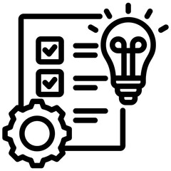 Poster - Strategic Planning Outline Icon