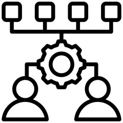 Poster - Workforce Planning Outline Icon