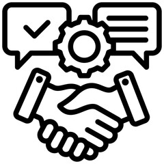 Poster - Negotiation Skill Outline Icon