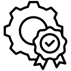 Poster - Quality Control Outline Icon